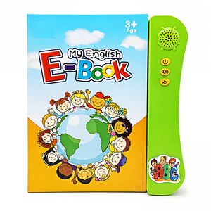 Libro Electrónico Inteligente en Inglés con Tapa Dura, Libro Sonoro Impreso, Libro de Lectura para la Educación Temprana de los Niños con Reproductor de Audiolibros para Niños - Product Image 1