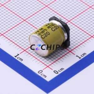 Condensateur électrolytique en aluminium SMD VKMD1002V4R7MV, SMD, D8xL10mm 4.7uF 20% 350V 140mA-100kHz - Product Image 2