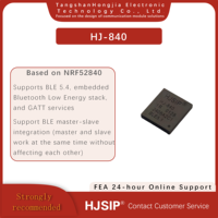 Module maillé sans fil HJSIP HJ-840 NRF52840 pour applications IoT, 5.4 6.2x7x0.9mm