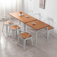 Chaises en fer bon marché et durables vente directe d'usine chaises en fer pour hôtel formation mariage extérieur
