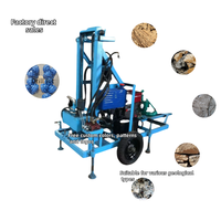 Machine de forage de noyau de forage hydraulique diesel portable composant de puits d'eau profonde de 180 mètres pour la plate-forme de forage de mine