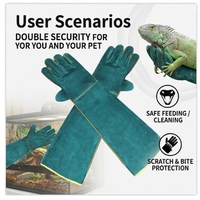 Gants de protection anti-morsure en PU renforcé, style moderne et luxueux, pour la manipulation des serpents et des reptiles