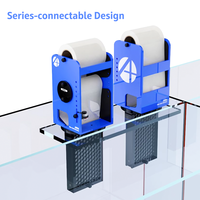 Système de filtration intelligent FIO avec contrôleur LCD, contrôle WiFi via application, machine automatique de filtration pour aquarium