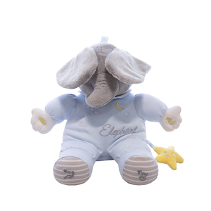 Peluche Personalizzato Elefante Coniglio Respirante e Calmante con Musica, <span class=keywords><strong>Canto</strong></span> e Registrazione, Orecchie Elettriche Mobili, Giocattoli Imbottiti per Bambini - Product Image 5