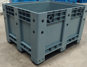 Hot-selling Preface Large Fruit And Vegetables Reusable Bulk Plastic <strong>Pallet</strong> <strong>Box</strong> Storage Industry For <strong>Stacking</strong> Forklift - Product Image 1