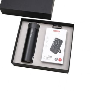 Nuevo Estilo Moderno, Taza Térmica de Acero Inoxidable, Caja de Regalo, Banco de Energía Inalámbrico, Set de Regalo Empresarial, Recuerdo para Conferencias y Eventos, Personalizable - Product Image 1