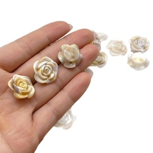 Perles en résine imitation coquillage bicolores 20 mm pour la création de chaînes de téléphone, porte-clés, pendentifs de voiture, ornements DIY - Product Image 5