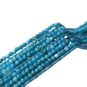 <span class=keywords><strong>Perles</strong></span> petites coupées en phosphospodumen bleu naturel, accessoire pour bracelet d'été simple à faire soi-même, matériau cristallin - Product Image 5