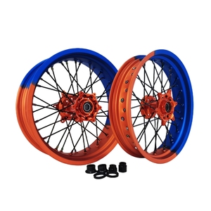 Juego de Ruedas Supermoto Personalizadas OEM ODM de 17 y 16 Pulgadas para EXC SX SXF 125 250 <span class=keywords><strong>300</strong></span> 450 500, Llantas de Aluminio CNC, <span class=keywords><strong>F</strong></span>ábrica Profesional - Product Image 3