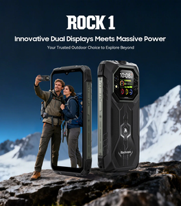 Blackview ROCK 1 AI สมาร์ทโฟนพันธุ์อึด หน้าจอ 6.56 นิ้ว 90Hz ความจุ 256GB ชิปเซ็ต MediaTek Helio G81 ระบบปฏิบัติการ Android 16 รองรับ NFC ไฟฉายในตัว แบตเตอรี่ 15000mAh - Product Image 2