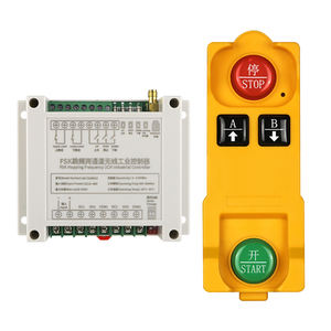 DC12-48V <span class=keywords><strong>2</strong></span>通道跳频FSK 420-450兆赫卡车尾门遥控PLC信号转换器配电箱 - Product Image 1