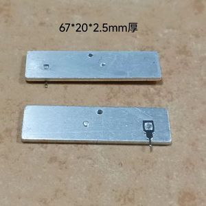 T0220 แถบอลูมิเนียมทรานซิสเตอร์ 67x20x2.5 มม. ฮีทซิงค์สำหรับระบายความร้อนด้วยหลอดสุญญากาศ - Product Image 3