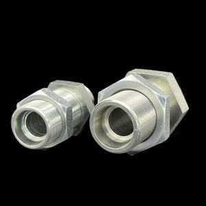 Raccord de compression métrique traversant 24, connecteur traversant à plaque conique, connecteur traversant paroi 6C 6D-LN, raccords de conduit de cloison - Product Image 4