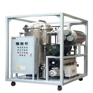 Lushun Electric Transformer Oil Purifier Vacuum Oil Dehydration Cleaning Plant Online Transformer Oil Purification Machine