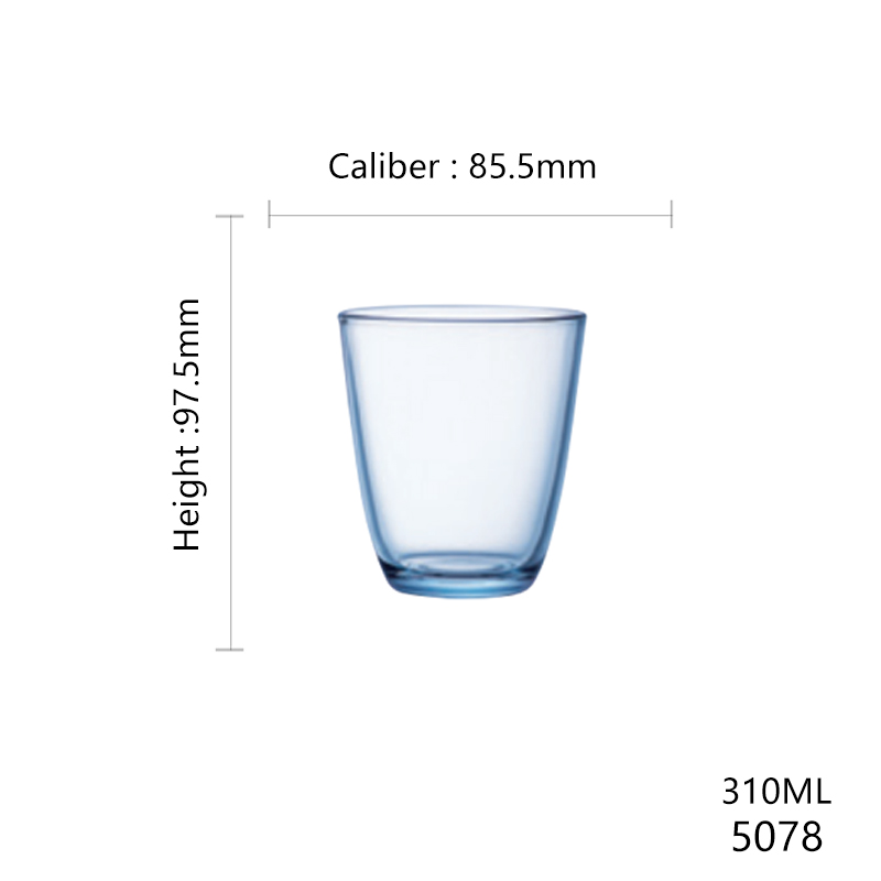 5078 bleu glacier 310ml transparent