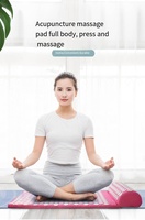 Tapis de massage d'acupression écologique personnalisé avec stimulation par aiguilles, relaxation, soulagement de la douleur, ensemble tapis et oreiller d'acupression