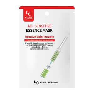 Mascarilla Facial W.SKIN LABORATORY AC+SENSITIVE ESSENCE, Hidratante, Blanqueadora, Antiarrugas, Paquete de Cuidado Facial - Product Image 1