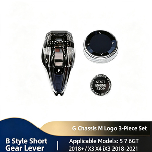 Juego de 3 Piezas de Palanca de Cambios de Cristal para BMW Serie 3 4 5 6 7 GT X3 X4 X5 X6 I8, Accesorios Interiores para Automóvil - Product Image 3