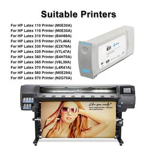 Cartucho de Tinta de Látex HP 831 para Impresoras HP Latex 300 310 315 330 335 365 370 560 570, Cartucho de Tinta Remanufacturado 831 - Product Image 4