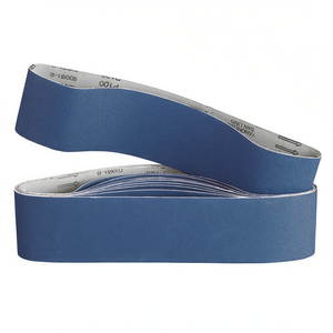 Bandas Abrasivas P100, Banda de Lijado Azul para Pulir Madera y Metal - Product Image 2