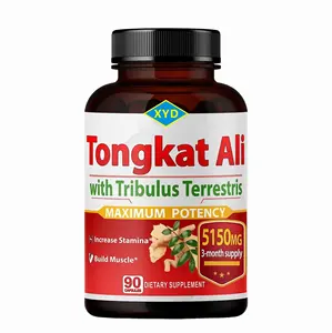 Capsules de maca super complexe pour la santé des hommes Capsules de Tongkat Ali Suppléments à l'extrait de marque privée