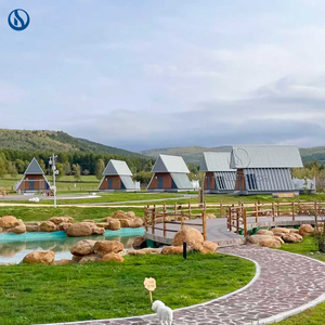 Casas Prefabricadas Pequeñas de Madera, <span class=keywords><strong>Cabañas</strong></span>, Chalets Modulares Ecológicos con Energía Solar, Ideales para Playa o Parque - Product Image 4