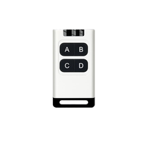 Control Remoto Inalámbrico RF de Código Variable 433Mhz/315Mhz, 1/2/4 Canales, 4 Botones, para Puerta de Garaje