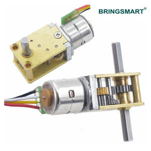 Bringsmart SR1218-10BYS Dubbele As Stappenmotor 12 <span class=keywords><strong>Volt</strong></span> Micro 6V Mini Lage Snelheid <span class=keywords><strong>Dc</strong></span> Tandwielmotor 3V Hoge Kwaliteit Speelgoed Auto <span class=keywords><strong>Motor</strong></span> - Product Image 2