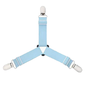 Sujetadores elásticos triangulares ajustables para sábanas, cintas de gancho y bucle, soporte de pinza, correas, Clip para sábanas y fundas de colchón - Product Image 4