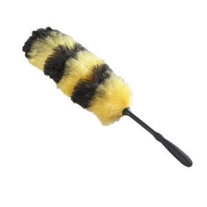 Plumeau épaissi jaune et noir, dépoussiéreur électrostatique flexible, grand outil de nettoyage domestique en plastique - Product Image 4