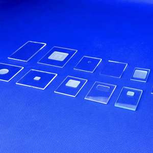 <span class=keywords><strong>Disque</strong></span> circulaire en quartz transparent de haute pureté, plaque en verre de quartz, joint usiné, résistant aux hautes températures pour laboratoire - Product Image 5