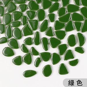 Tessere di mosaico in ceramica alla rinfusa ovali a mosaico di dimensioni casuali pezzi di ceramica fai da te piatti artigianali vasi vasi tazze mosaico che fanno forniture - Product Image 3