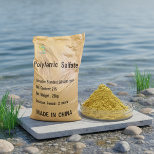 Sulfato Ferroso Polimérico de Alta Pureza SECCO 21% CAS 233-072-9 Coagulante para Tratamiento de Aguas Residuales PFS Sulfato Poliferrico - Product Image 1