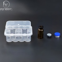 Boîte de rangement pour poudre lyophilisée 3 ml à 10 compartiments, étui de voyage pour poudre lyophilisée, organisateur de flacons de laboratoire + bouteille + bouchon à sertir + bouchon de retenue, pack combiné pour laboratoire en vrac OEM