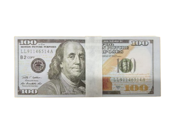 100 dollars (100 pièces/douzaine)