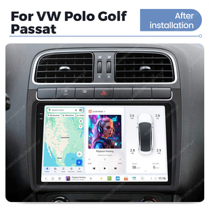 Duduauto uis7870 đài phát thanh xe hệ thống thông minh đa phương tiện Máy nghe nhạc xe-chơi cho VW Volkswagen Polo 5 Sedan 2008- 2020 - Product Image 2