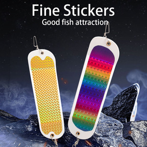 Señuelo de pesca de agua media con doble aleta de 5.5, 8 y 11 pulgadas para salmón, cebo duro para pesca con señuelos - Product Image 4