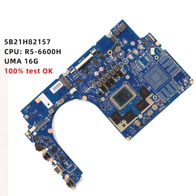 for IdeaPad 5 Pro 16ARH7 Laptop Motherboard,With R5-6600H CPU ,16G, FRU:5B21H82157,100% Test