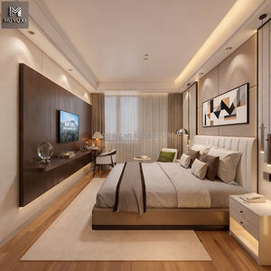 Juegos de Dormitorio Personalizados para <span class=keywords><strong>Hotel</strong></span> en Azul Fresco, con Cama King, Armario <span class=keywords><strong>y</strong></span> Escritorio, Muebles de <span class=keywords><strong>Hotel</strong></span> Confiables para Diseño de Habitaciones de <span class=keywords><strong>Hotel</strong></span> Costero - Product Image 4