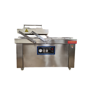Scelleuse <span class=keywords><strong>sous</strong></span> <span class=keywords><strong>vide</strong></span> industrielle DZ-400/600/800 à double chambre pour emballage de viande alimentaire Machine à sceller <span class=keywords><strong>sous</strong></span> <span class=keywords><strong>vide</strong></span> pour fruits de mer riz saucisse steak - Product Image 2
