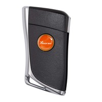 Clé à distance sans fil universelle XHORSE XNLEX0EN 3 boutons Noir ABS Comprend un programmeur pour Lexus