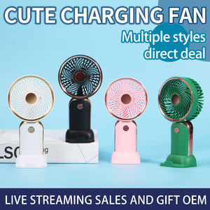 Ventilador de Mano Portátil Recargable por USB, Mini Ventilador de Alta Calidad con Plástico Electrochapado, Flujo de Aire Único para Refrigeración de Automóviles, Uso en Exteriores - Product Image 6