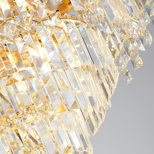 Nordic Living Room hang Lamp Modern Luxury Golden Crystal Chandelier Led for Living Room Bedroom - Product Image 5