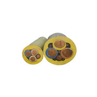 Câble mobile pour mines de charbon 3 conducteurs flexibles en cuivre 1 fils de terre Câbles d'alimentation en caoutchouc antidéflagrants basse tension