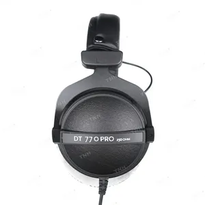 DT 770 PRO DT770 profesyonel kablo müzik oyunu DJ stüdyo kayıt kulaklık kulaklık kapalı geri kulaklık için mikser