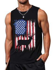 American Symbol Vest Man-Chaleco moderno y versátil para hombres, con patrones patrióticos, ideal para el armario de cualquier hombre moderno - Product Image 6
