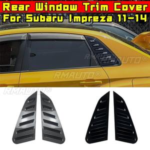Embellecedor de ventana trasera triangular tipo aleta de tiburón para Subaru Impreza WRX STI 2011-2014, cubierta embellecedora de ventana de ventilación lateral trasera, accesorios para coche - Product Image 2