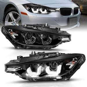 Faros delanteros de doble lente para <span class=keywords><strong>BMW</strong></span> F30, sistema de iluminación de parachoques delantero para la Serie 3 2012-2015, faros LED para <span class=keywords><strong>BMW</strong></span> F30 - Product Image 1