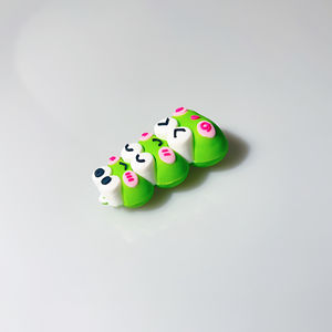 Porte-clés personnalisable : Grenouille verte – Porte-clés de voiture, accessoire <span class=keywords><strong>d</strong></span>écoratif pour sac <span class=keywords><strong>à</strong></span> dos en PVC ou résine - Product Image 5