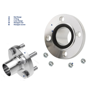 VỆ SINH Kết Nối DIN11864 Và DIN 11853 Vô Trùng Công Đoàn Mặt Bích Cho Quỹ Đạo Hàn - Product Image 4